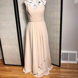 Chiffon Draped Ruched AccordionStraps Pleated Coquette Overlay Formal Evening